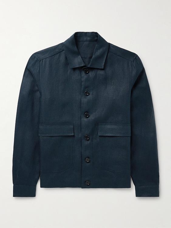 Black casual jacket from De Petrillo