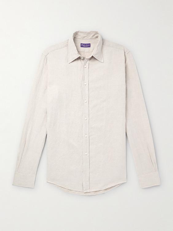 White casual shirt from Ralph Lauren Purple Label