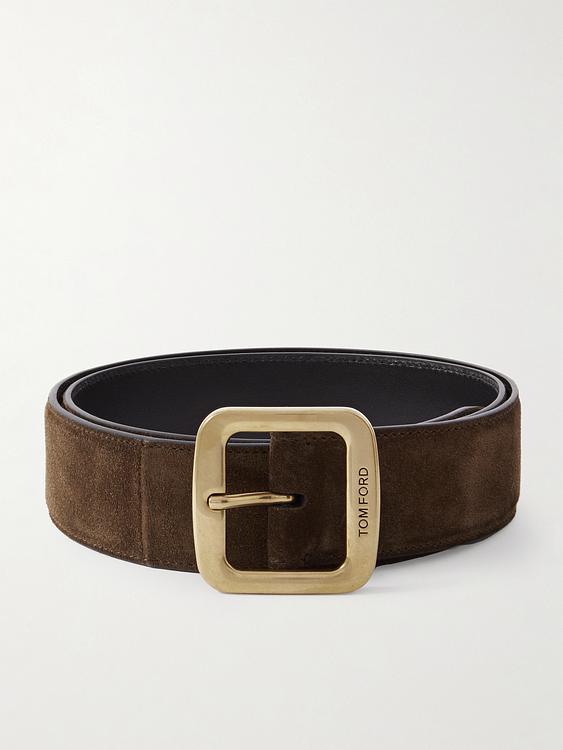 Dark brown belt from Tom Ford