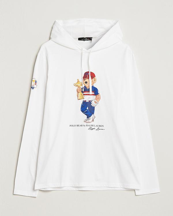 Print white hooded sweatshirt from RLX Ralph Lauren