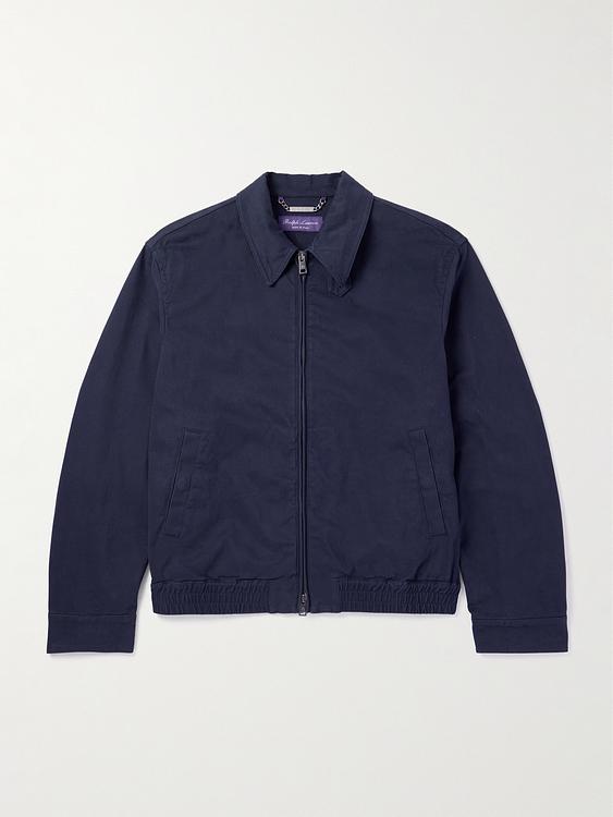 Dark blue bomber jacket from Ralph Lauren Purple Label