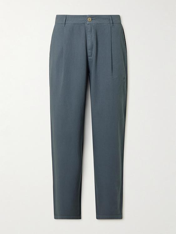 Dark grey wide-leg chinos from Folk