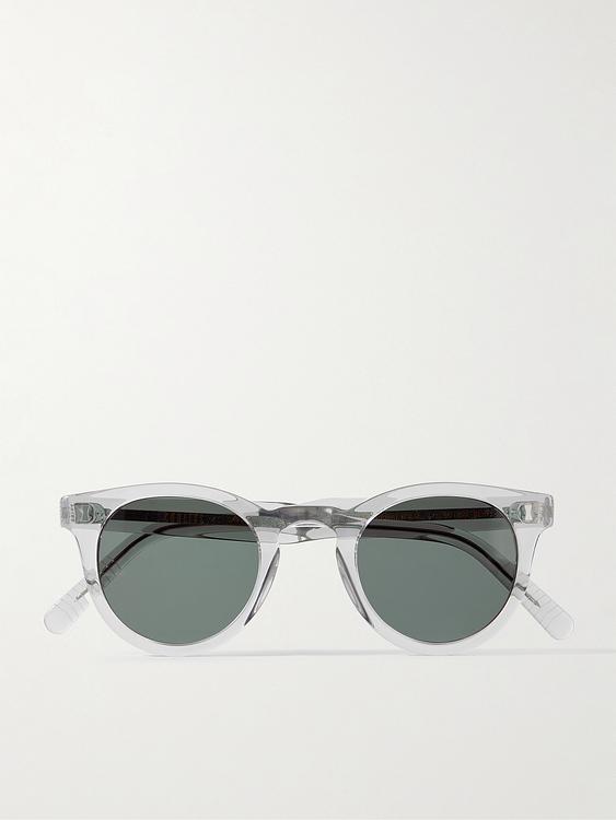 Grey round frame sunglasses from Mr P.