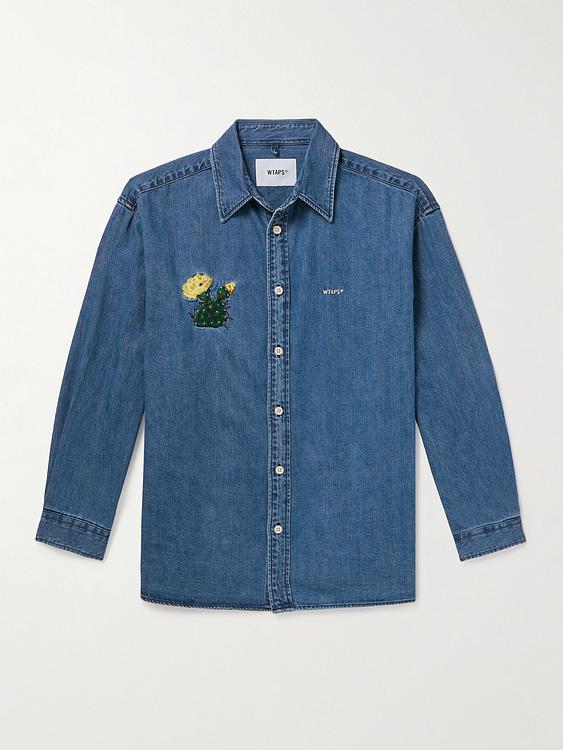 Dark blue denim shirt from Wtaps®