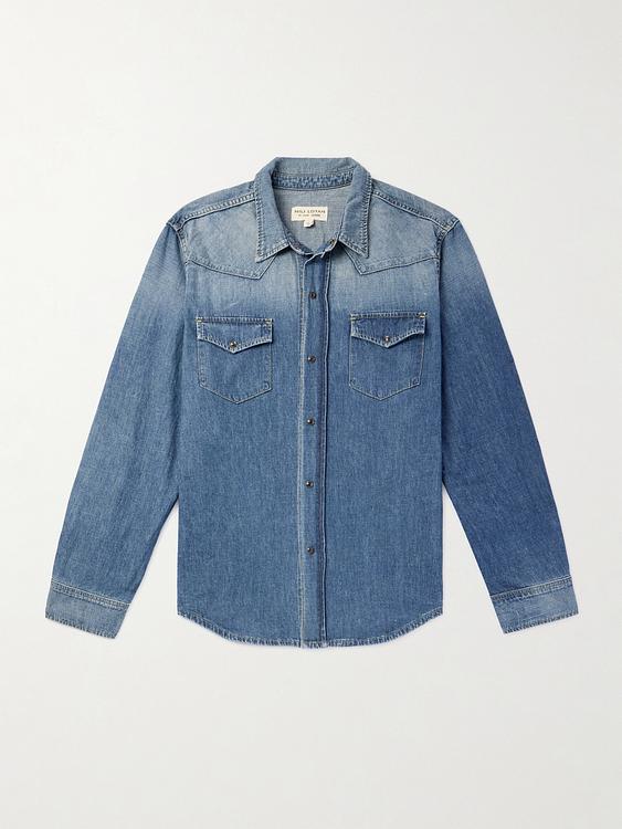 Blue denim shirt from Nili Lotan