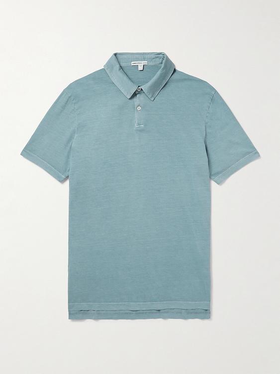Blue short sleeve polo shirt from James Perse