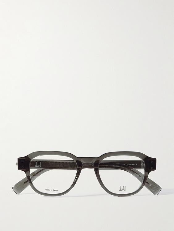 Multicolor d-frame glasses from Dunhill