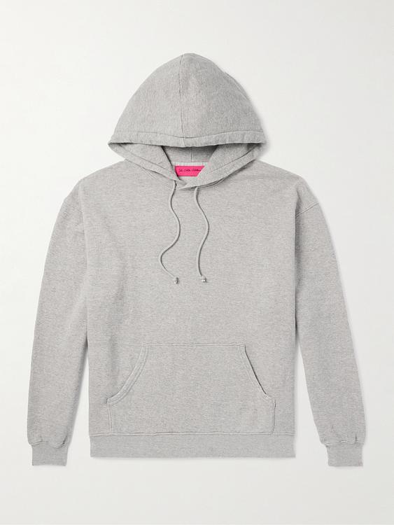 Grey hooded sweatshirt from The Elder Statesman