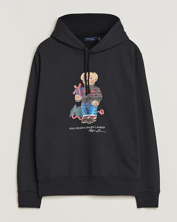 Print black hooded sweatshirt from Polo Ralph Lauren