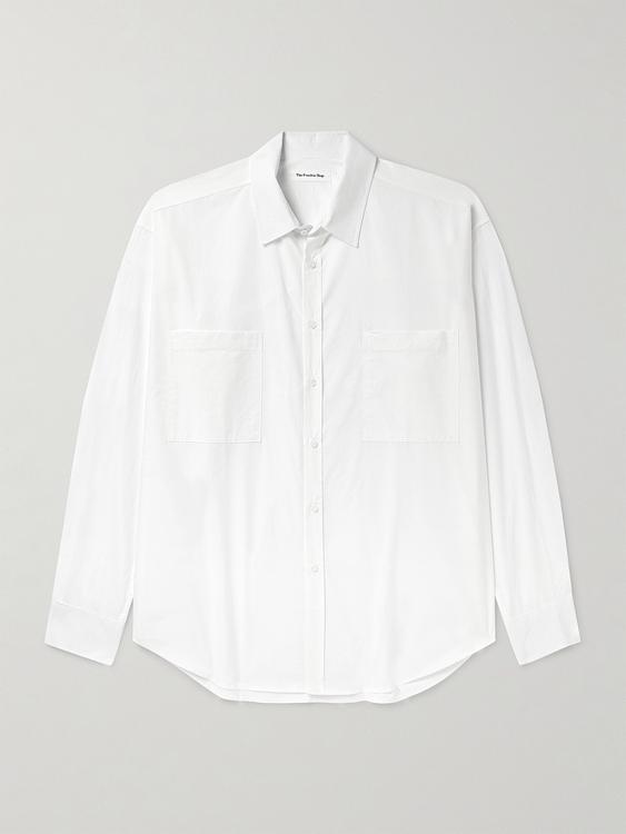 White casual shirt from The Frankie Shop