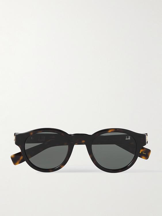 Black round frame sunglasses from Dunhill