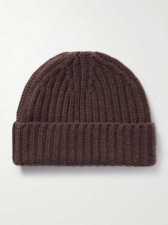 Dark brown beanie from Ssam