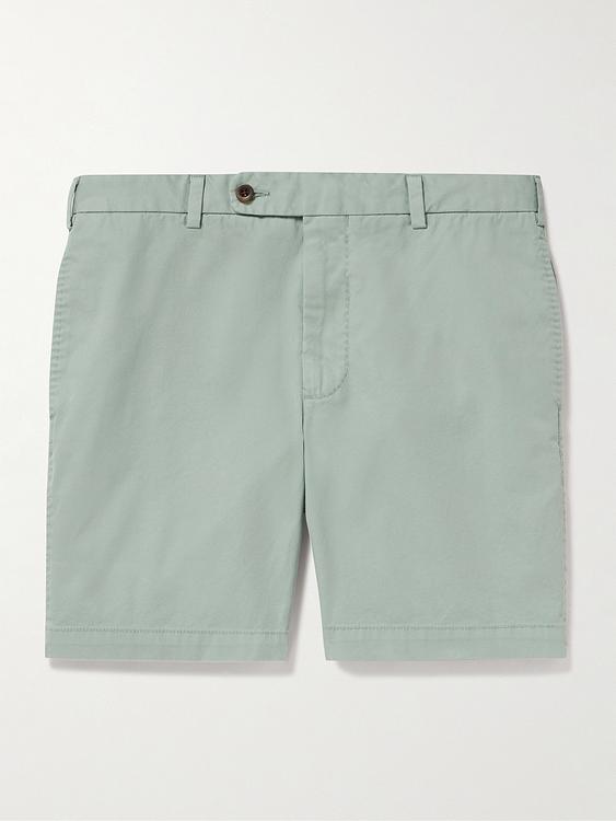 Grey chino shorts from Sid Mashburn