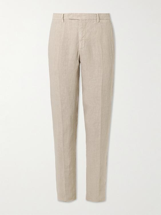 Beige suit trousers from Boglioli