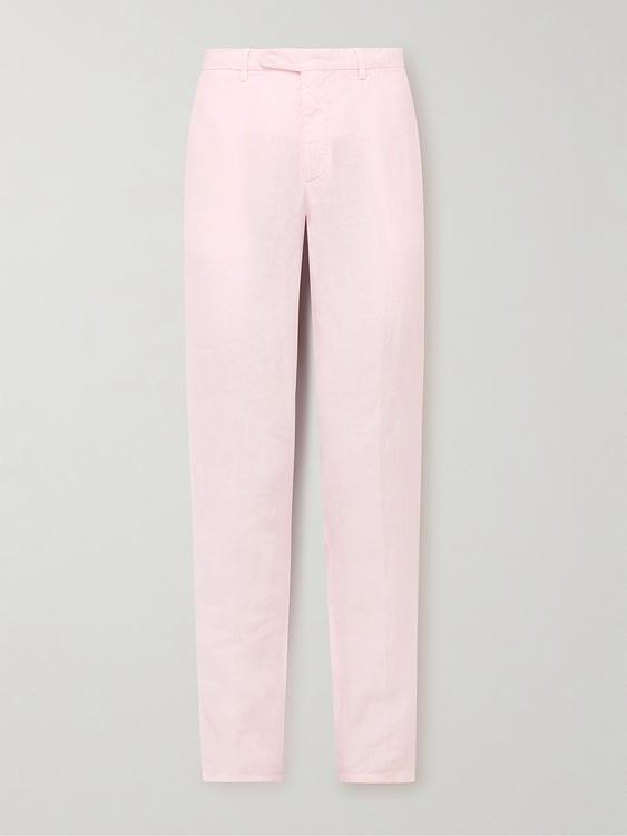 Light pink suit trousers from Boglioli