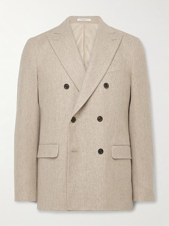 Beige coat from Boglioli