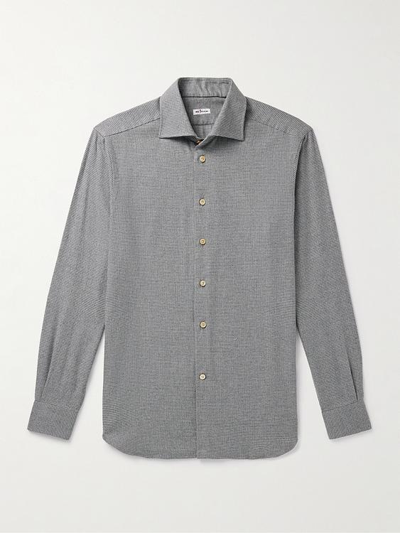 Grey casual shirt from Kiton