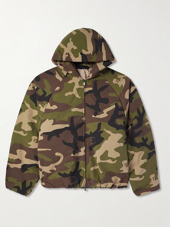 Dark brown hooded sweatshirt from Fear Of God Essentials
