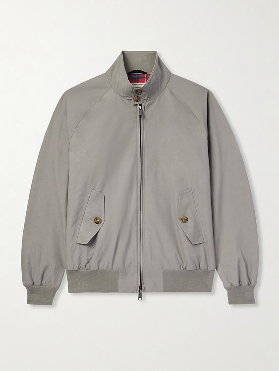 Grey casual jacket from Baracuta