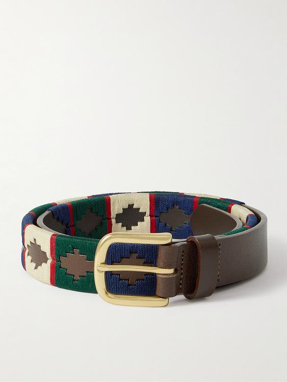 Multicolor belt from Sid Mashburn