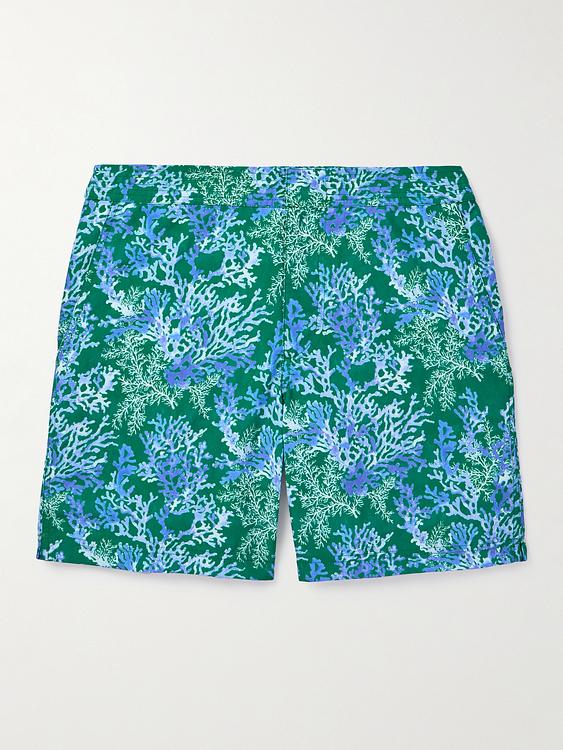 Teal swim shorts from Sid Mashburn