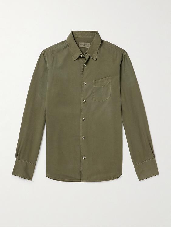 Taupe casual shirt from Officine Générale