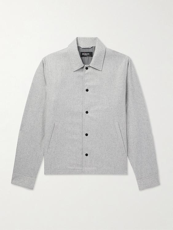 Grey casual jacket from Kiton