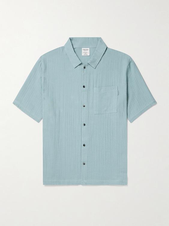 Light blue short sleeve shirt from Calvin Klein Underwear