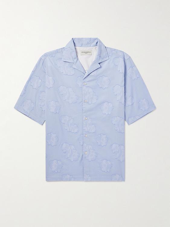 Light blue short sleeve shirt from Officine Générale
