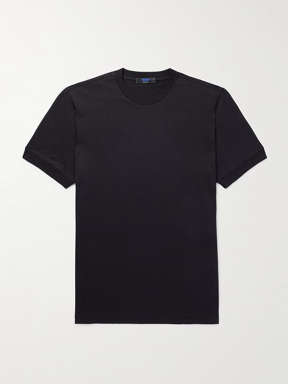 Black t-shirt from Kiton