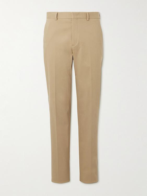 Taupe formal trousers from Loro Piana