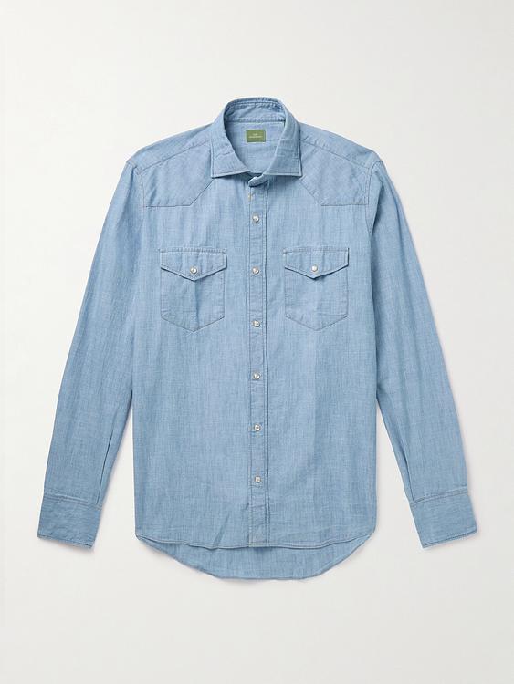 Light blue casual shirt from Sid Mashburn