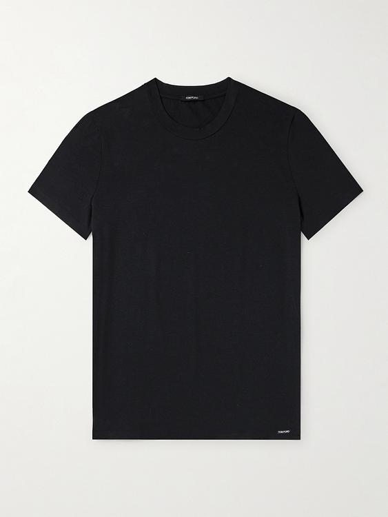 Black t-shirt from Tom Ford