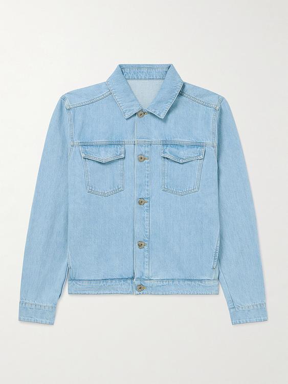 Light blue denim jacket from Mr P.