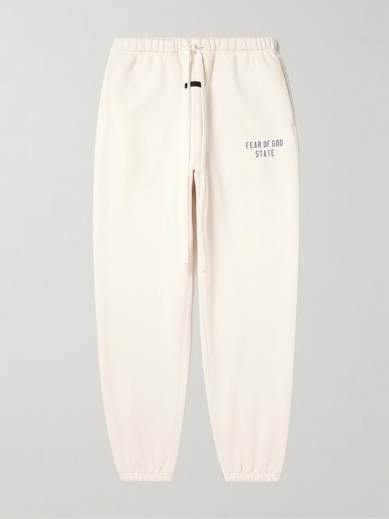 Print white sweatpants from Fear Of God Essentials