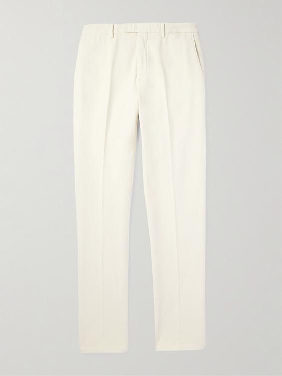 White sweatpants from Boglioli