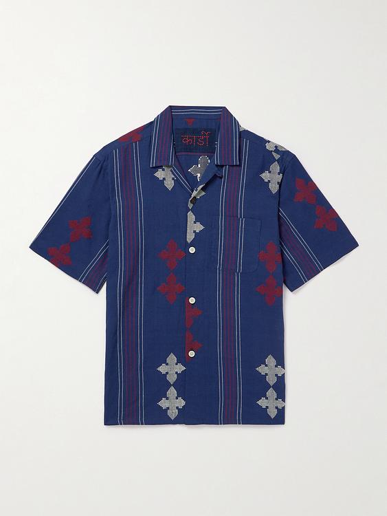 Dark blue short sleeve shirt from Kardo