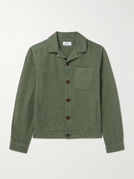 Green casual jacket from Mr P.