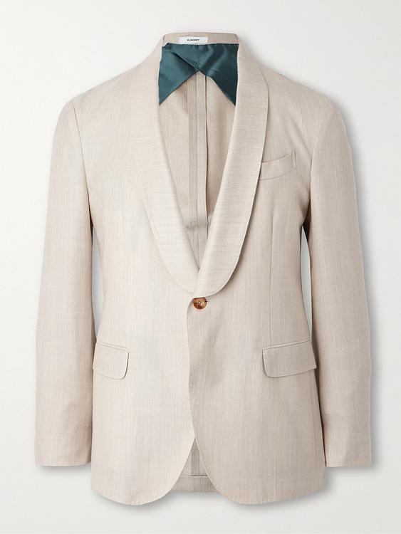 White tuxedo jacket from Boglioli