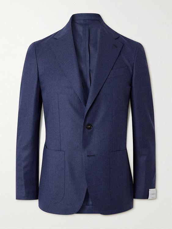 Dark blue suit jacket from Caruso