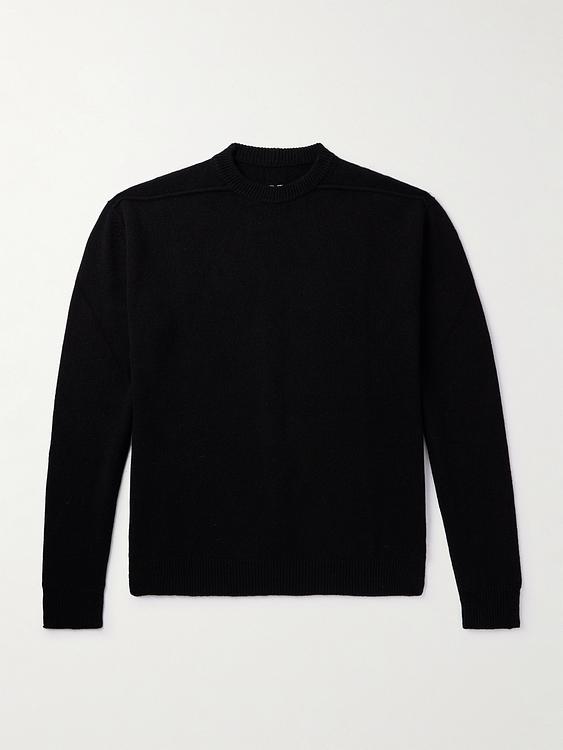 Black sweatshirt from Rick Owens