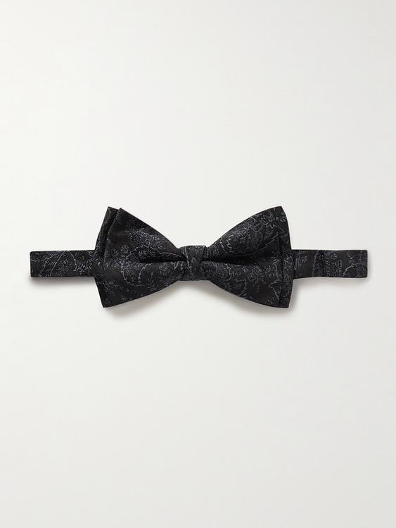 Black bow tie from Etro