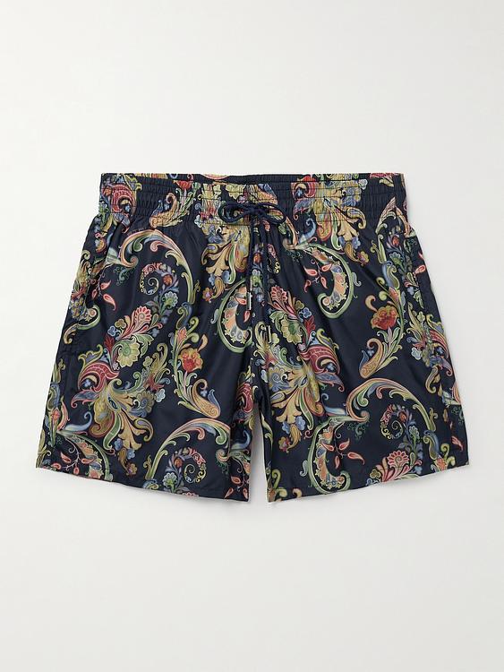 Multicolor swim shorts from Etro