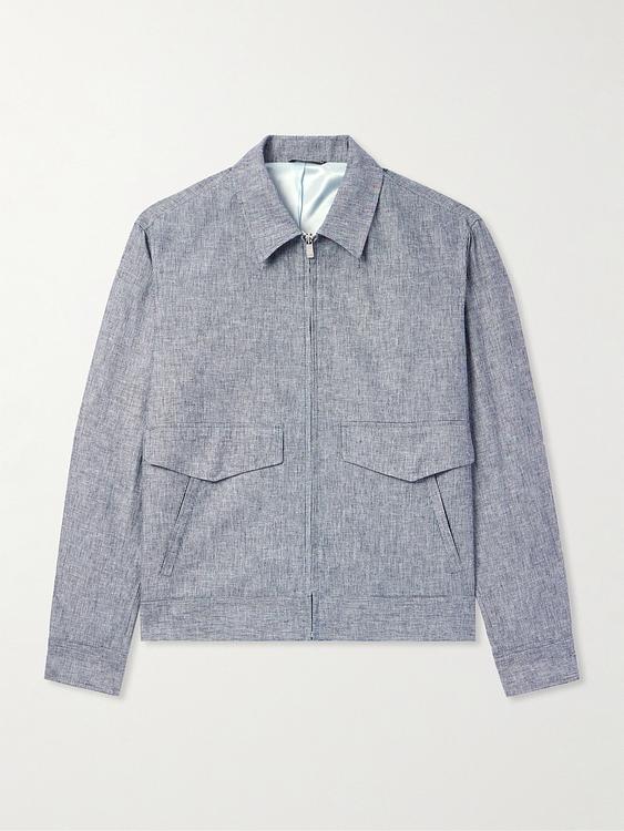 Blue casual jacket from Richard James