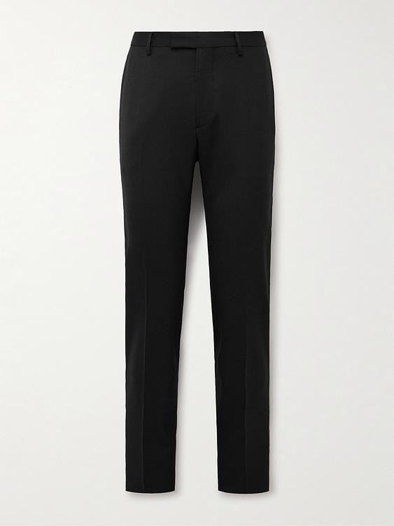 Black tuxedo trousers from Etro