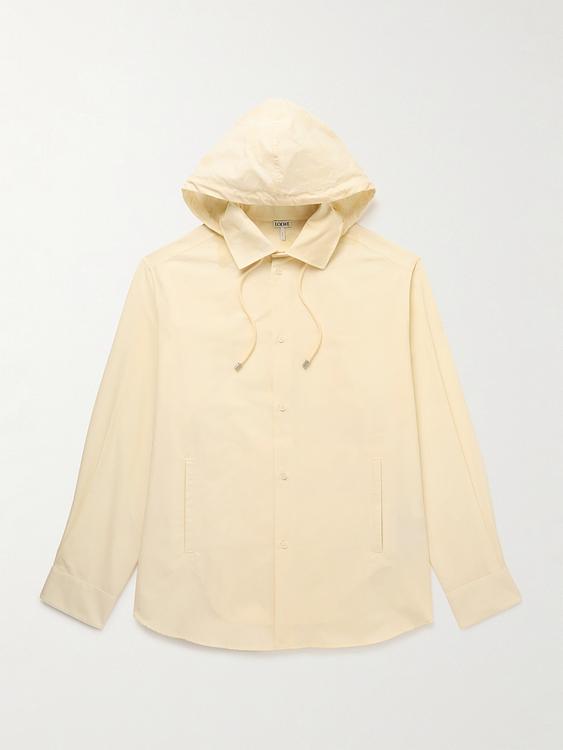 Yellow hooded sweatshirt from Loewe
