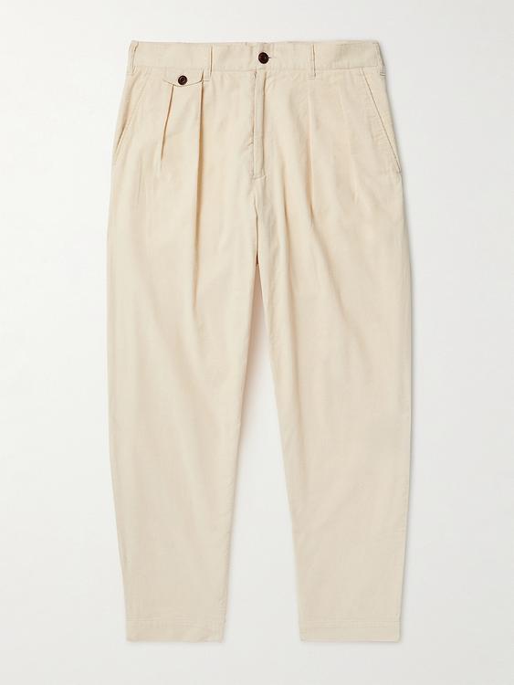 Beige casual trousers from Richard James