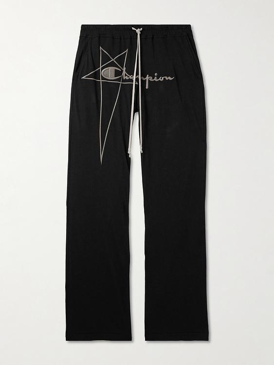 Black sweatpants from Rick Owens