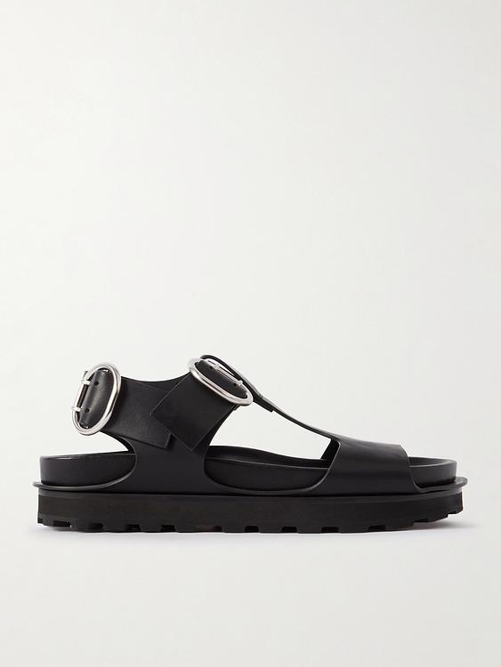 Black sandals from Jil Sander