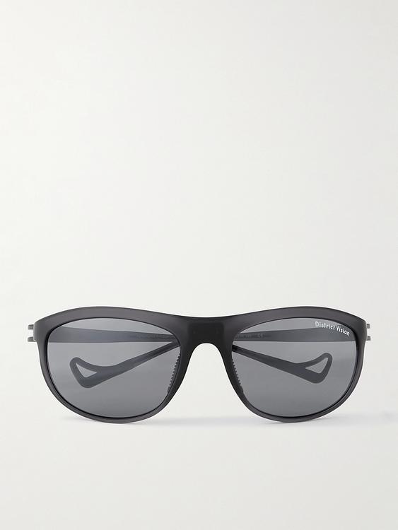 Black d-frame sunglasses from District Vision